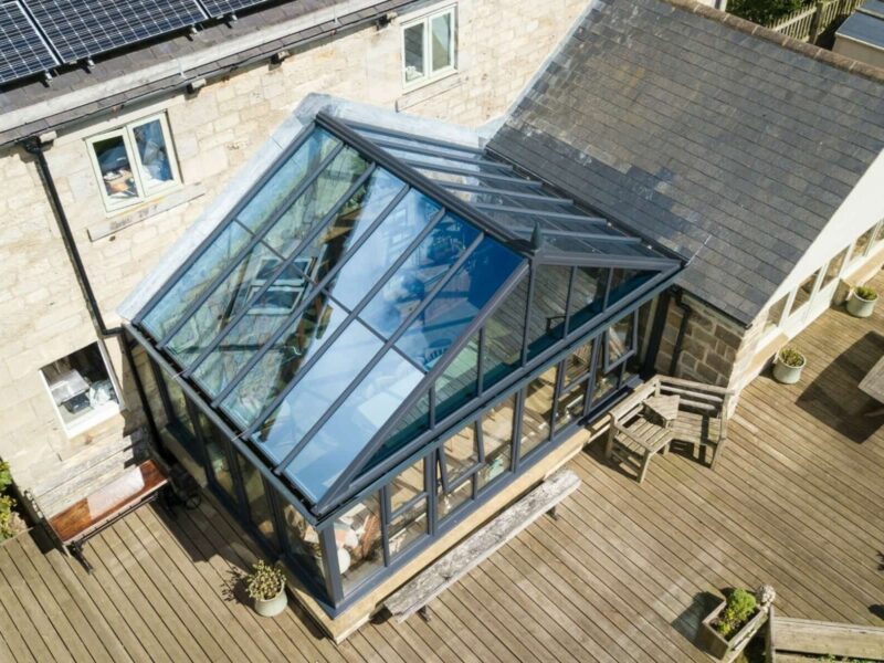 conservatory glass roof