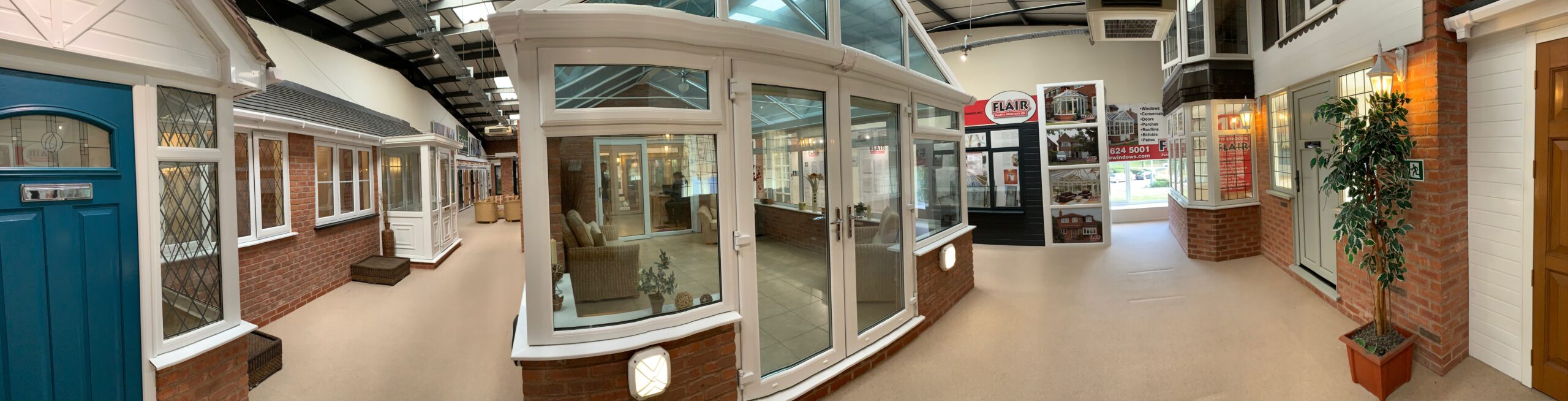 French door showroom